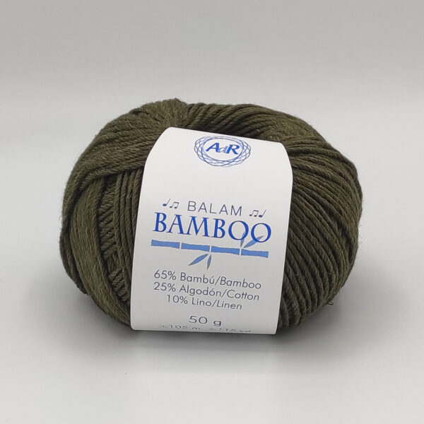 Verde Oliva - Ovillo de Bambú BALAM BAMBOO 900 -Ok